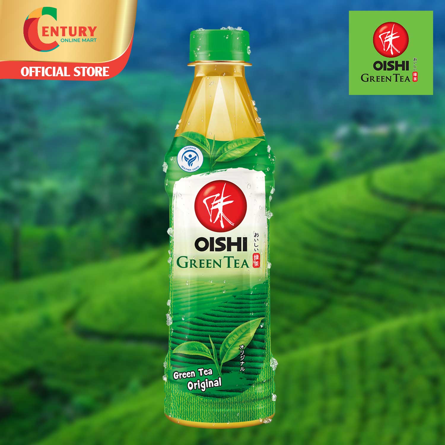 OISHI GREEN TEA ORIGINAL (1) PCS
